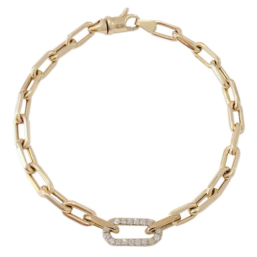 Brand new diamond link bracelet